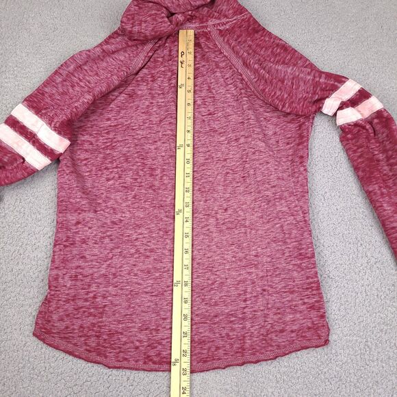 No boundaries Hoodie Women's Medium Burgundy Indian Design‎ Long Sleeve Pullover - Picture 12 of 14